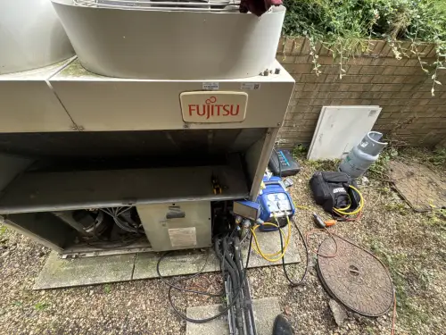 Click Here To Enlarge This Photo Of Commercial Air Conditioning VRF Repair In Leicester