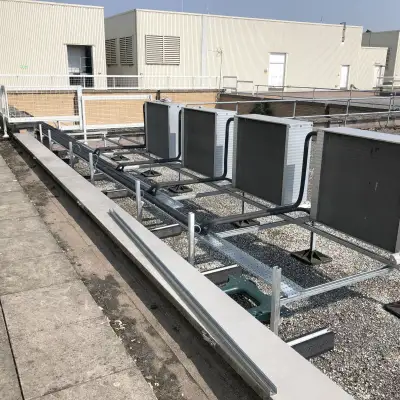 Nottingham IT department multiple system installation&period; Production cooling equipment used in server rooms&period;: Click Here To View Larger Image